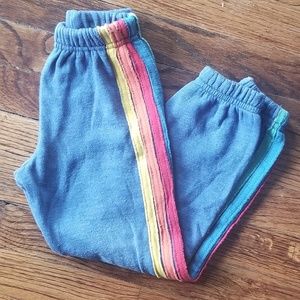 AVIATOR NATION 5 STRIPE SWEATS SZ. 4